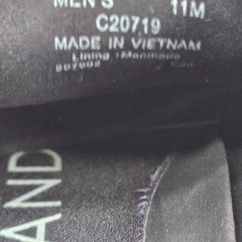 Cole Haan Zerogrand Oxfords Mens 11 M Black Leather Wingtip Brogue Dress Shoes